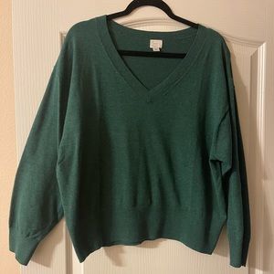 Green sweater